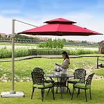Садовый зонт  Garden Way MIAMI, цвет бордо, диаметр 3м
